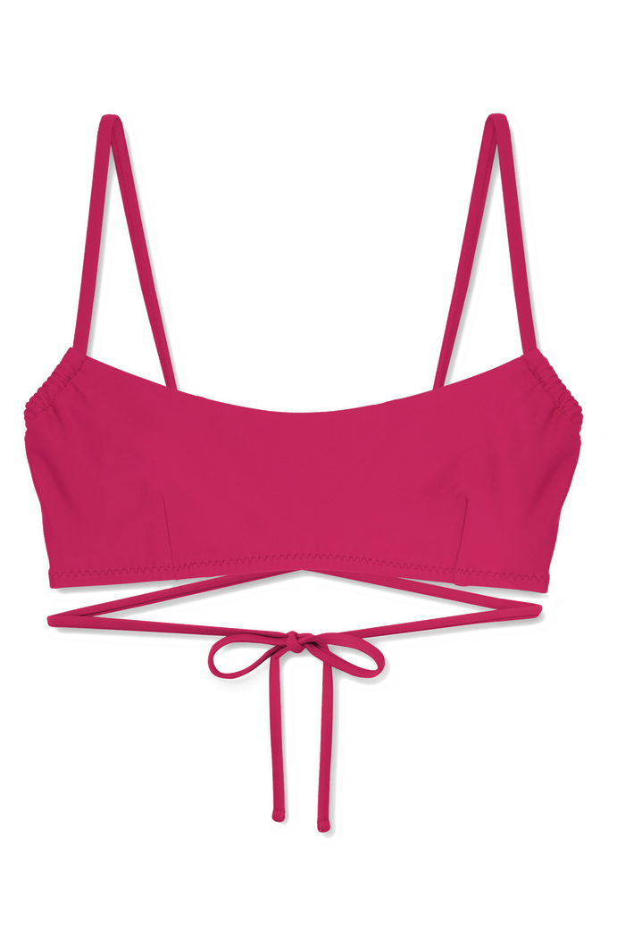 Galamaar - Maude Top in Hibiscus -