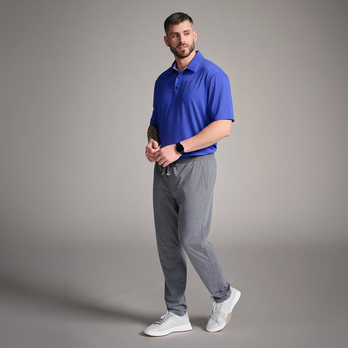 PXG men's royal blue cosmic polo comfort fit on a white background