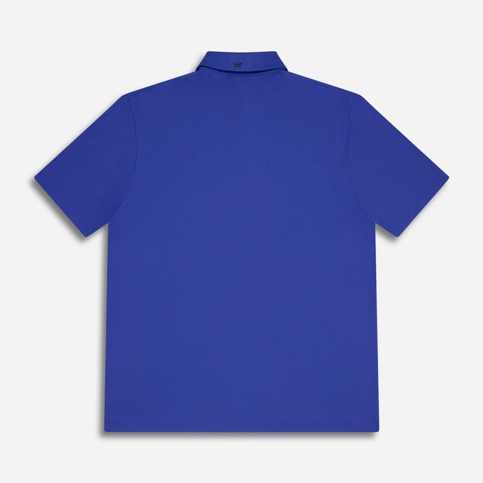 PXG men's royal blue cosmic polo comfort fit on a white background