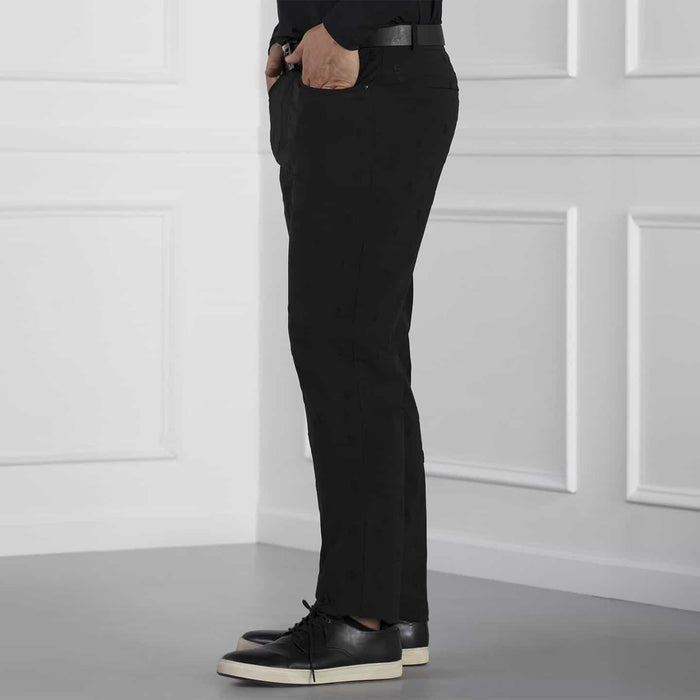 PXG men's black essential darkness pants on a white background