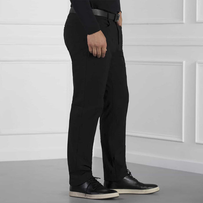 PXG men's black essential darkness pants on a white background
