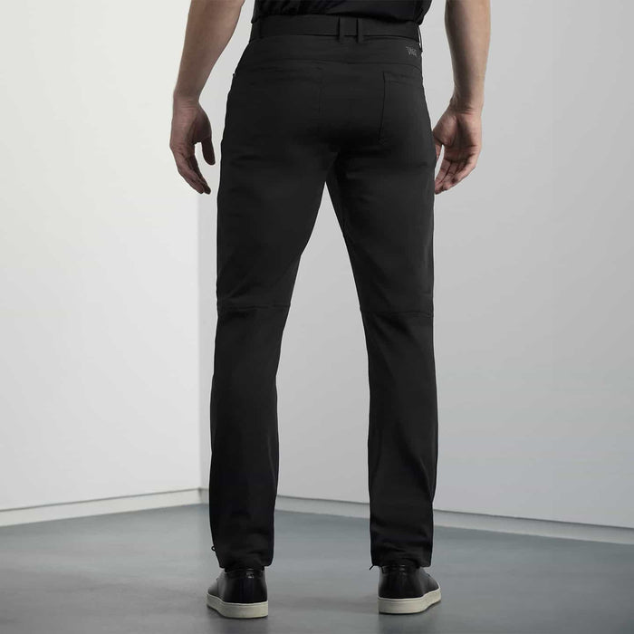 PXG men's black essential golf pants on a white background