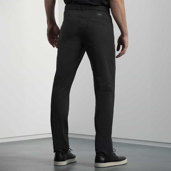 PXG men's black essential golf pants on a white background