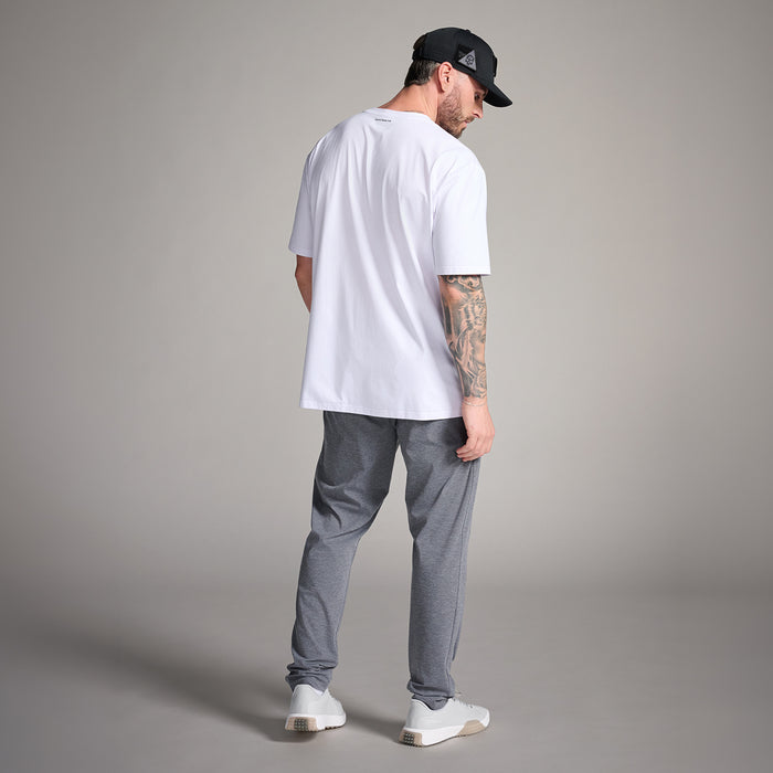 Men's PXG Logo Icon Tee in White, back view