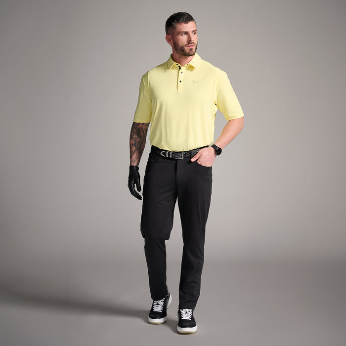 Men's Rise & Shine Polo in Championship Gold Comfort Fit, front view