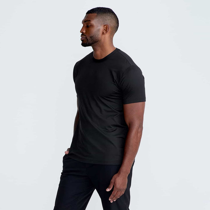PXG men's black signature tee 3-pack on a white background