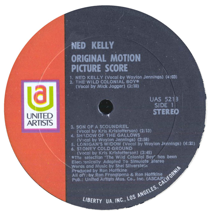 Mick Jagger As Ned Kelly (1st, US Press)