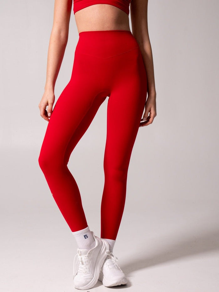 Micro Legacy Legging - Lipstick Red