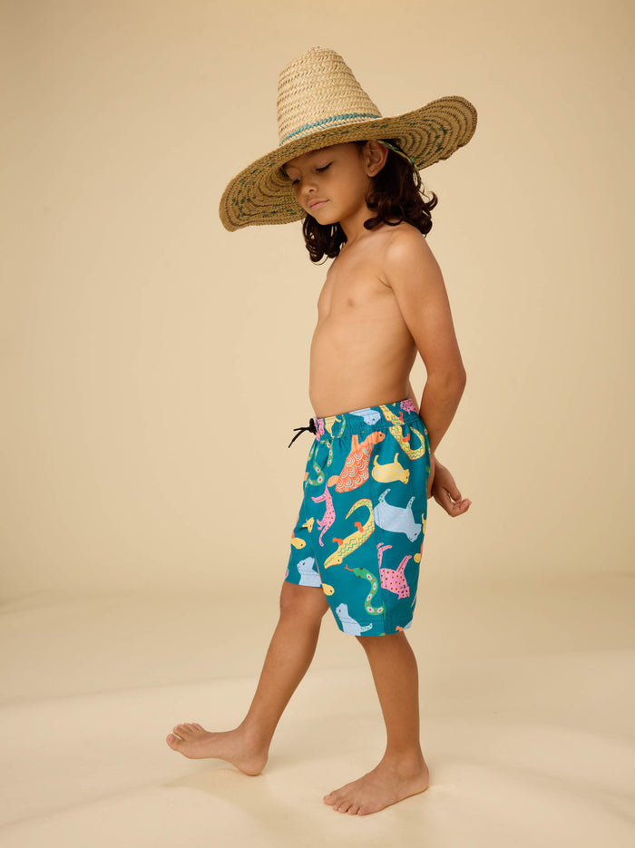 Mid-Length Swim Trunks