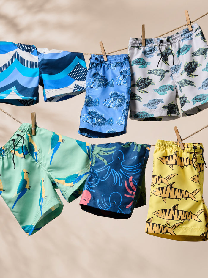 Mid-Length Swim Trunks