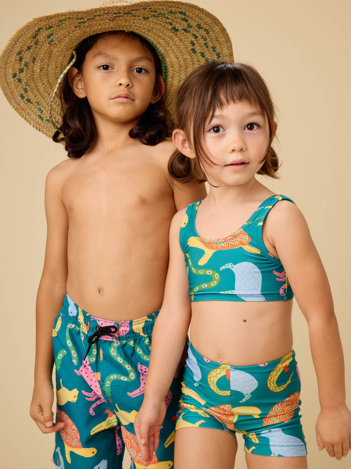 Mid-Length Swim Trunks