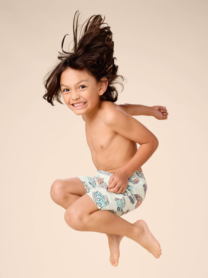 Mid-Length Swim Trunks