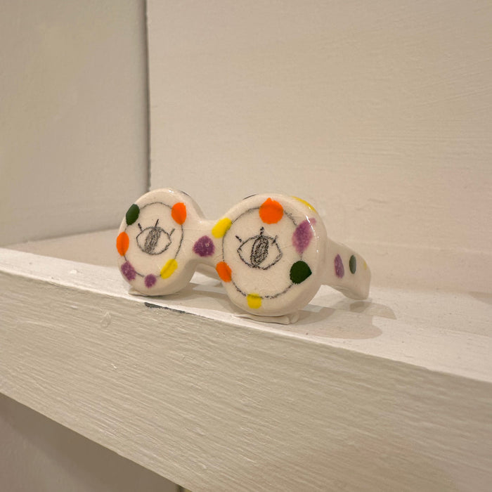 MH Ceramic Sculpture - Glasses