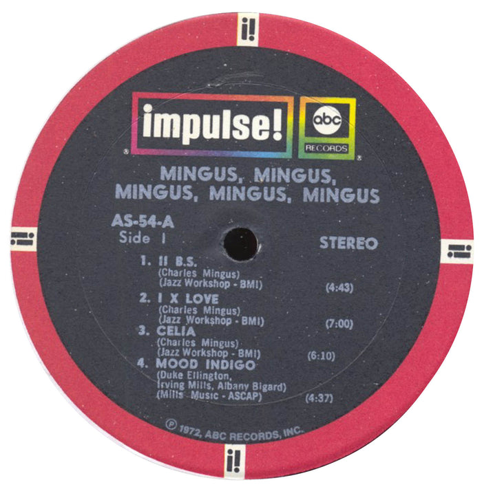 Mingus Mingus Mingus Mingus Mingus (1972, US Press)