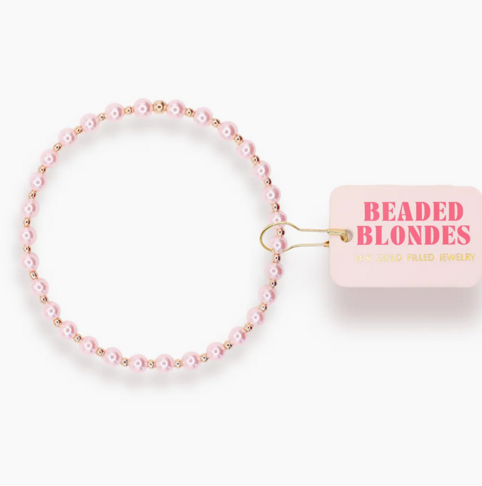 Mini Luci Pearl Bracelet in Gold
