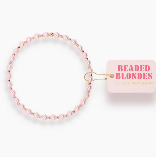 Mini Luci Pearl Bracelet in Gold