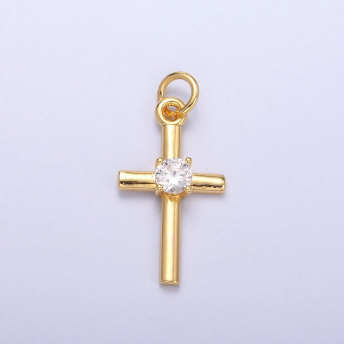 Minimalist Cross Charm