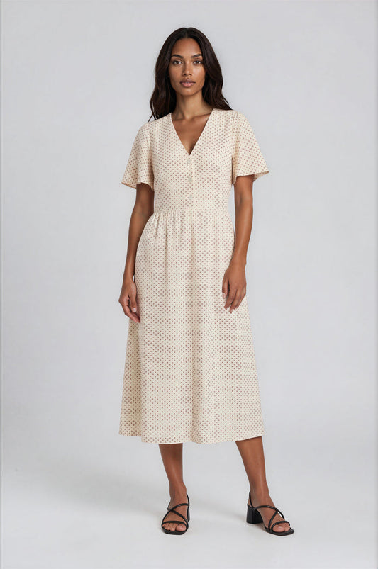 & Other Stories - Mint Dress - White -