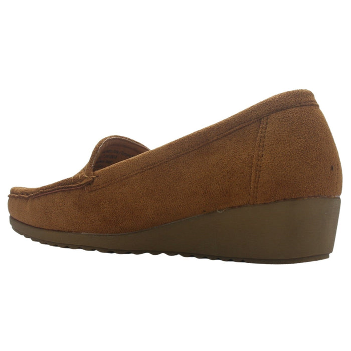 Mocasin Mujer Chalada Malu-4 Camel Casual Mocasines Taco Chalada