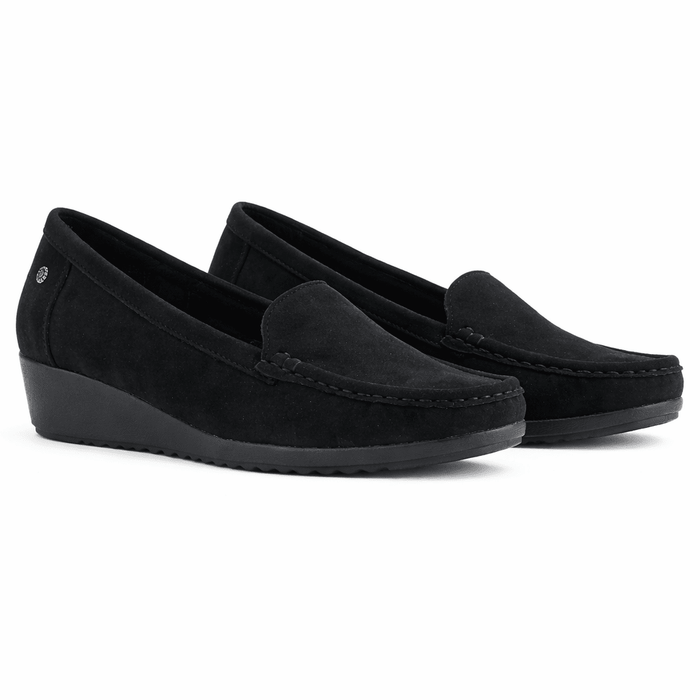 Mocasin Negro Mujer Casual Chalada Malu Zapatos planos Chalada