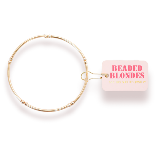 Mollie Bar Bracelet in Gold