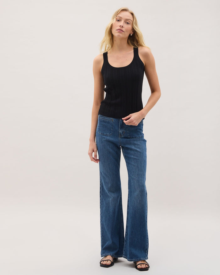 Richer Poorer - Monica Tank - Black -