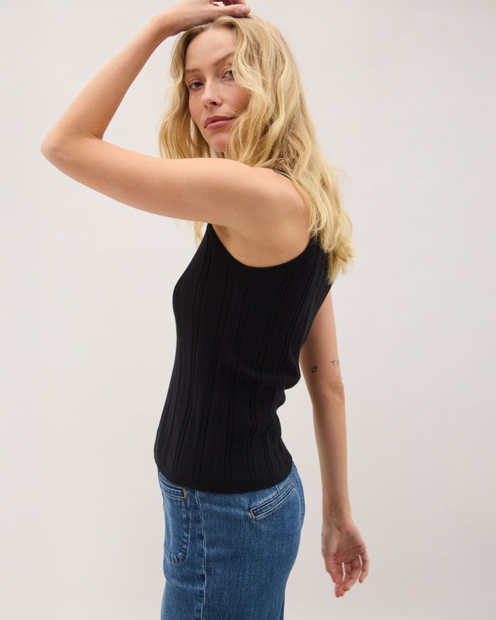 Richer Poorer - Monica Tank - Black -