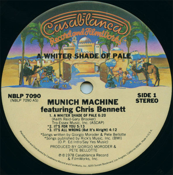 Munich Machine - A Whiter Shade Of Pale (LP) [US] 1st