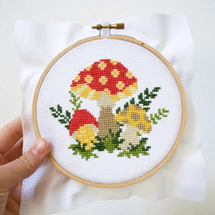 Mushroom 5" Cross Stitch Kit