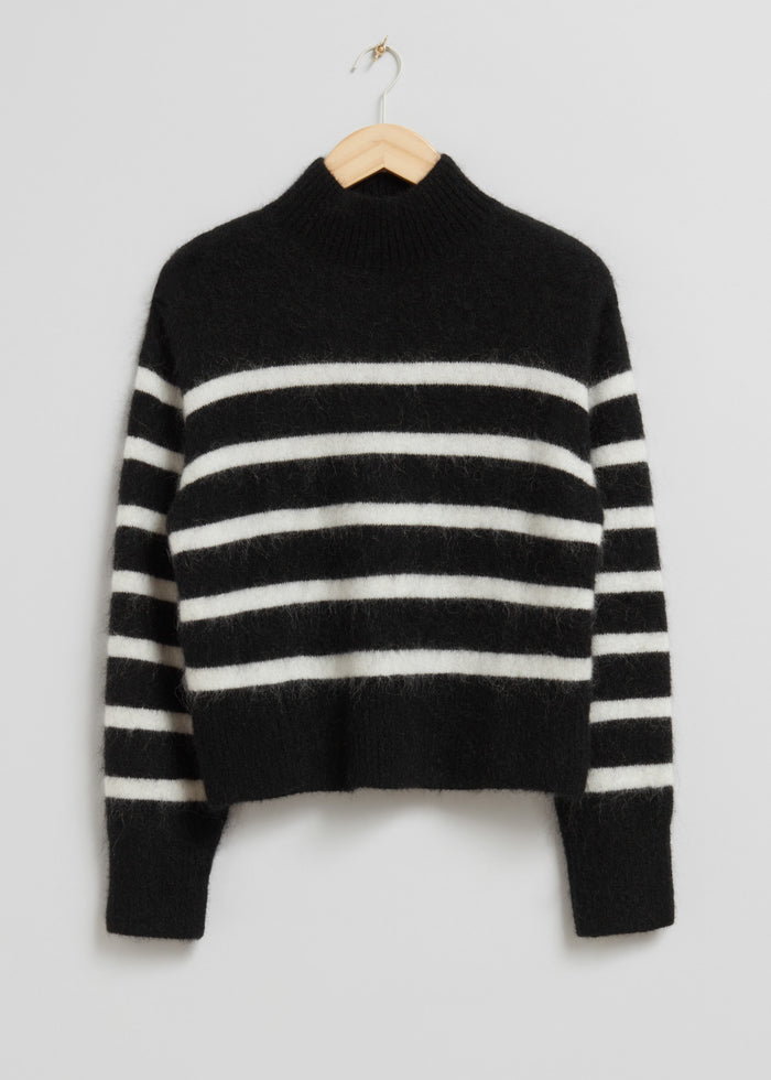 & Other Stories - Nadette Mohair Sweater - Black -