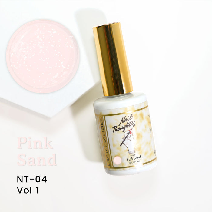 Nail thoughts NT-04 Pink Sand NT Color Bottle Nail Thoughts