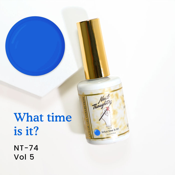 Nail thoughts NT-74 What time is it? NT Color Bottle Nail Thoughts