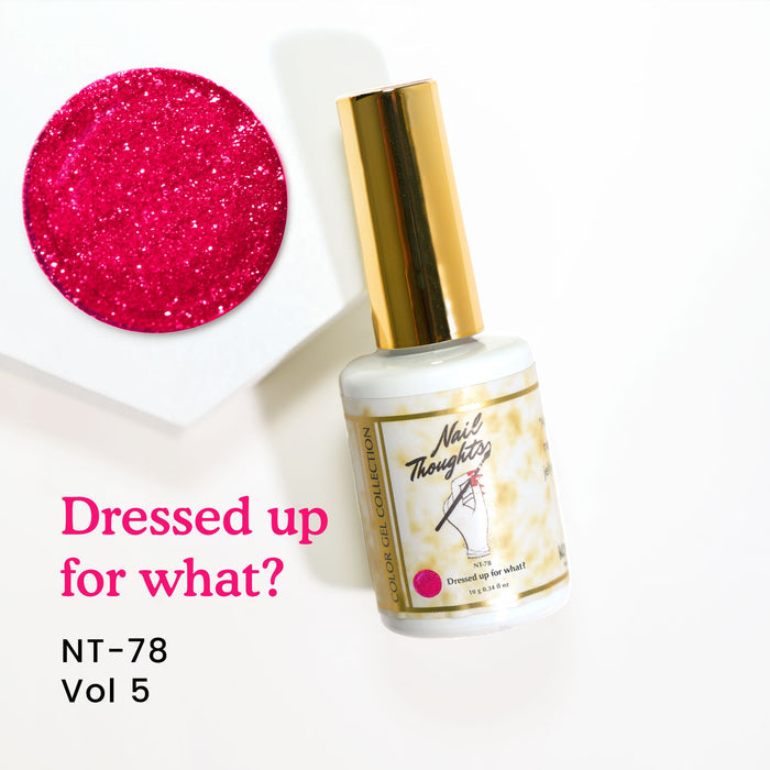 Nail thoughts NT-78 Dressed up for what? NT Color Bottle Nail Thoughts