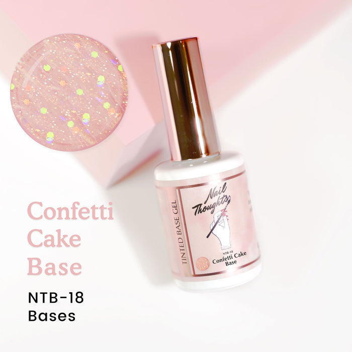 Nail thoughts NTB-18 Confetti Cake Base NTB Base Nail Thoughts