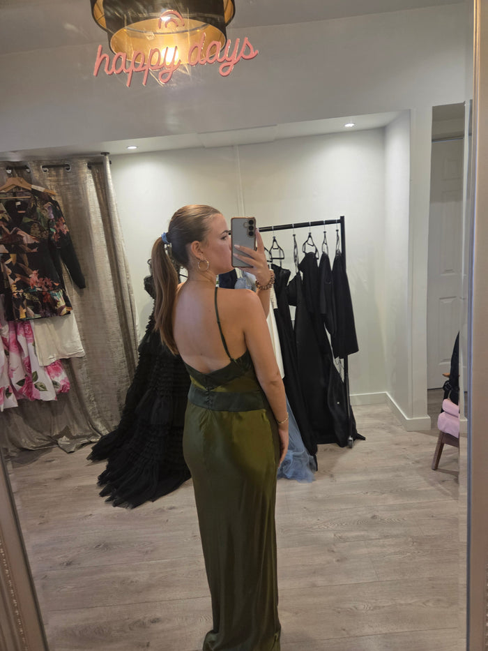 Nancy Olive Green Halter