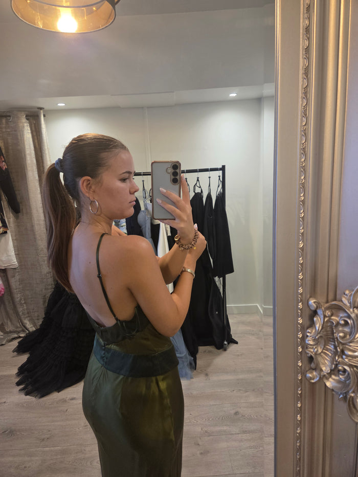 Nancy Olive Green Halter