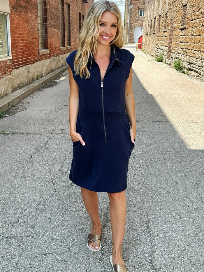 Navy Intentions Dress