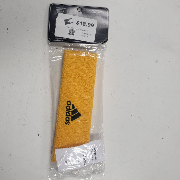 New CCM Sweatband yellow