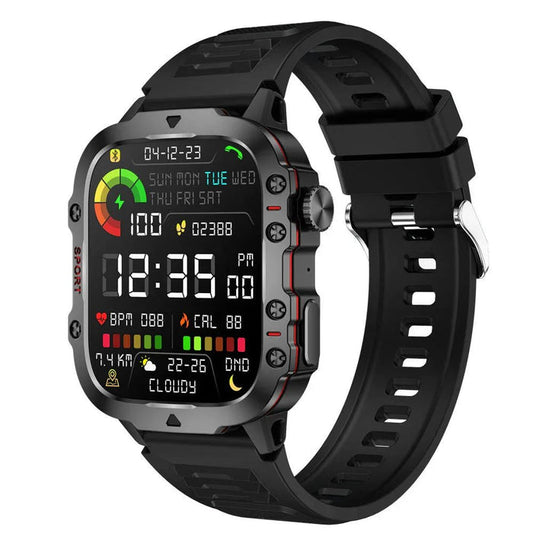 New QX11 Smart Bluetooth Watch - Health Tracking, Notifications, Touchscreen, USB Charging - Allen-Fitness