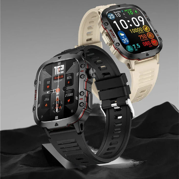 New QX11 Smart Bluetooth Watch - Health Tracking, Notifications, Touchscreen, USB Charging - Allen-Fitness