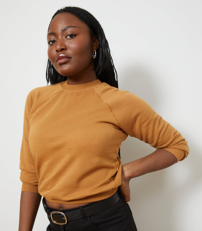 Nico Crew Neck Sweatshirt - Copper