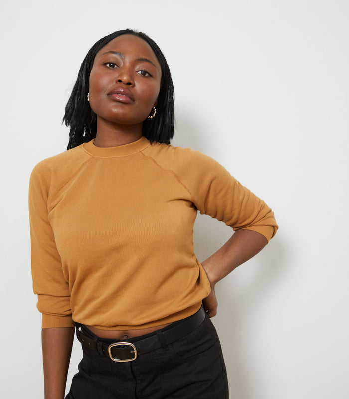 Nico Crew Neck Sweatshirt - Copper