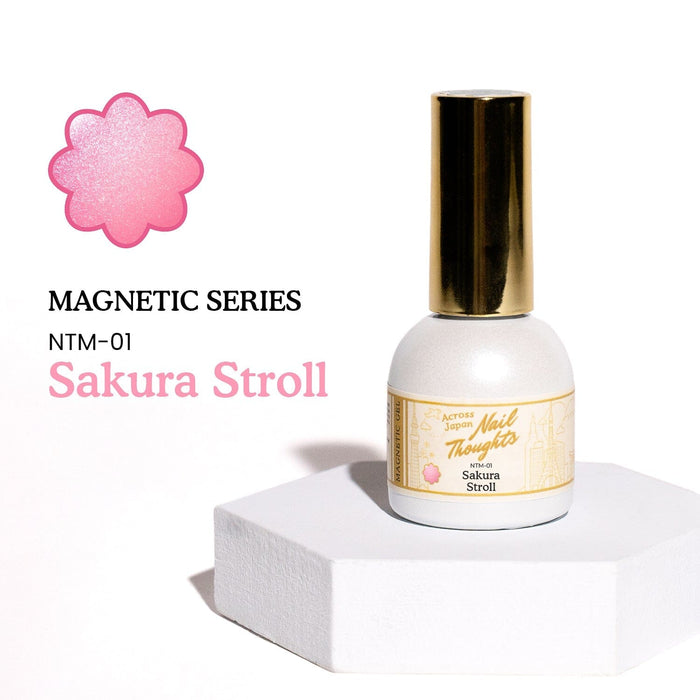 NTM-01 Sakura Stroll NT Magnet Bottle Nail Thoughts