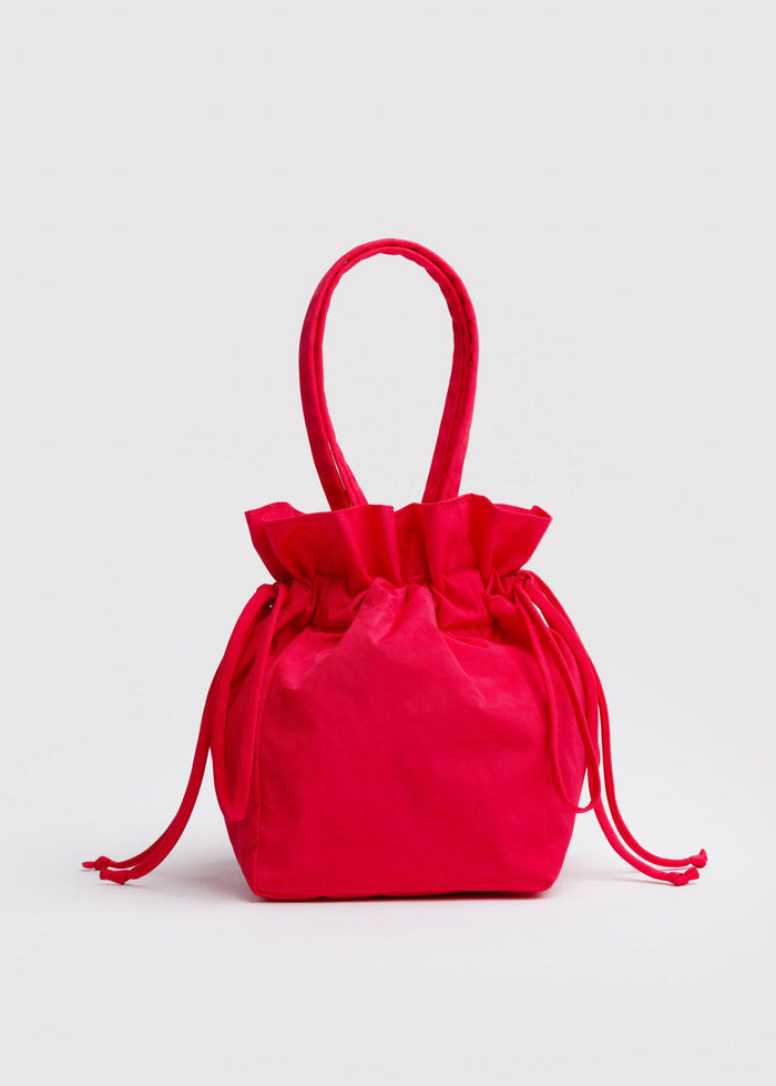 Baggu - Nylon Drawstring Bag - Candy Apple -