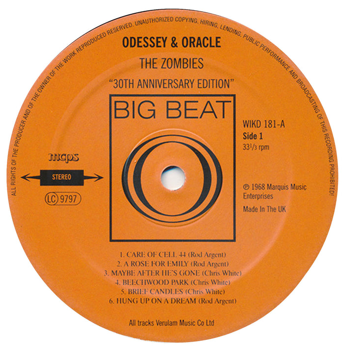 Odessey And Oracle (2000s US Press)