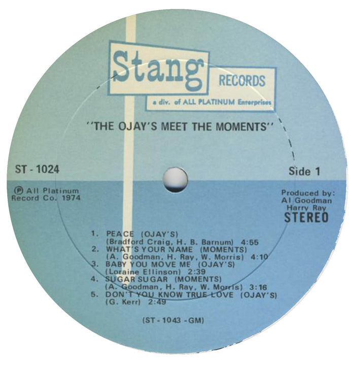 O'Jays Meet The Moments (1st, US Press)