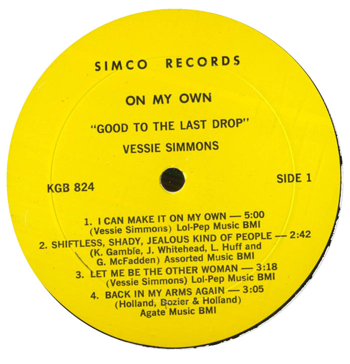 On My Own (1st US Press)