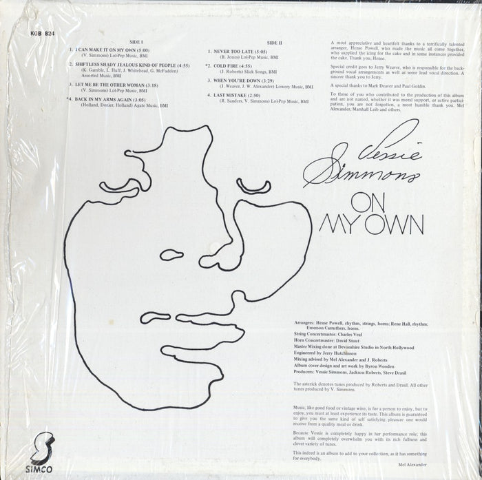 On My Own (1st US Press)