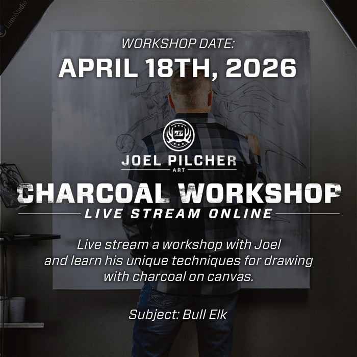 Online Charcoal Workshop - April 18th, 2026