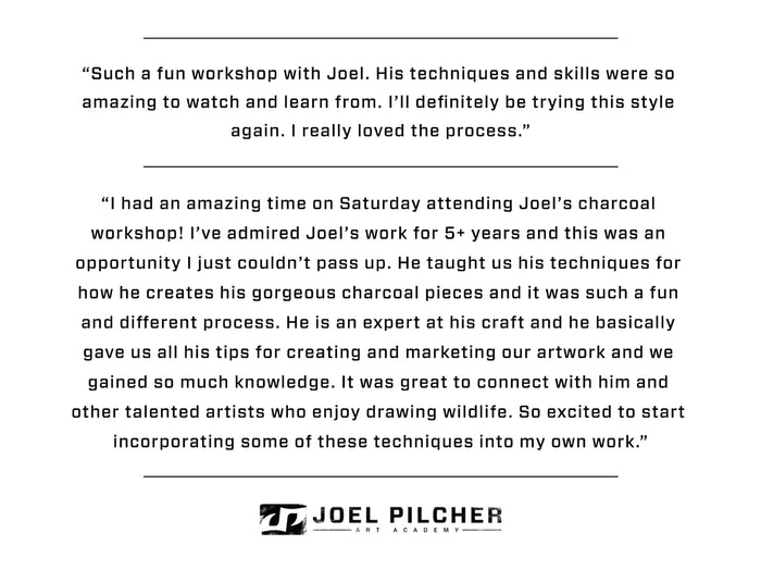Online Charcoal Workshop - April 18th, 2026